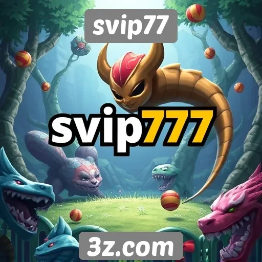 Opções de jogos disponíveis no svip77
